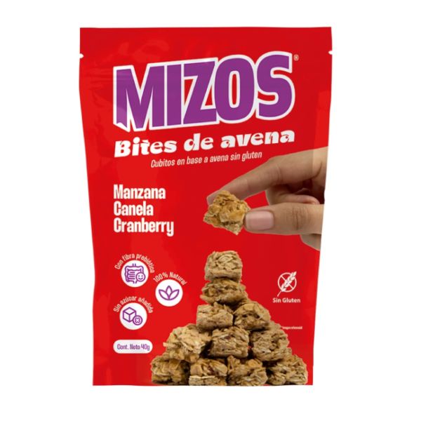 Imagen del producto Bites de Avena Manzana Canela Cranberry
