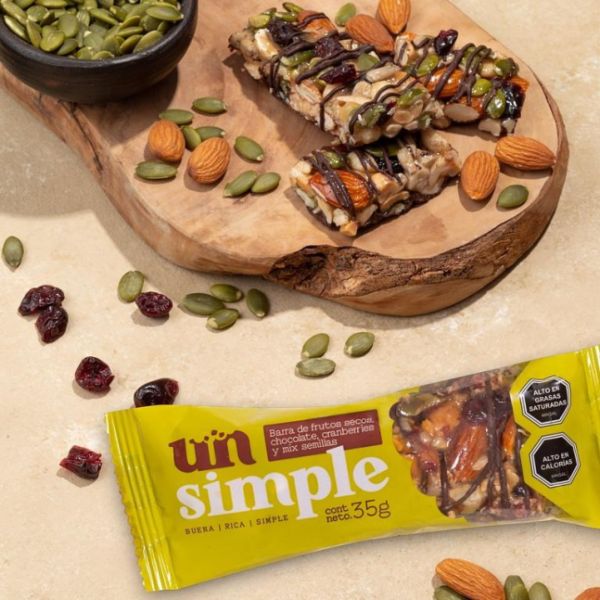 Imagen del producto Barra Frutos Secos, Mix Semillas y Cranberries Pack 2