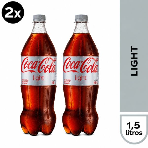 Imagen del producto 2x Bebida Coca Cola Ligth