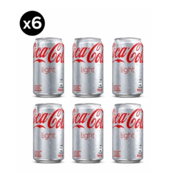 Imagen del producto Bebida Coca Cola Ligth Pack 6 un 1