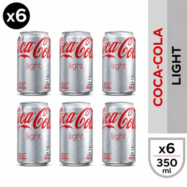Imagen del producto Bebida Coca Cola Ligth Pack 6 un 1