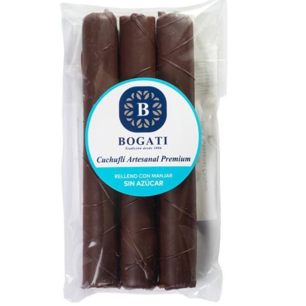 Imagen del producto Cuchuflies Chocolate Relleno de Manjar Sin Azúcar