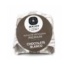 Alfajor con chocolate blanco
