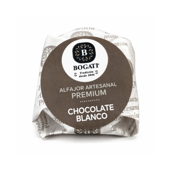 Imagen del producto Alfajor con chocolate blanco 1