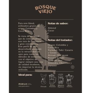 Imagen del producto Café de Especialidad Bosque Viejo (Grano Molido) 2