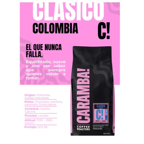 Imagen del producto Café Clásico Colombia (Grano Entero) 2