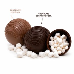 Pack Bombas de Chocolate Rellenas de Marshmallows Mixtas 2 un