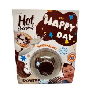 Bomba de Chocolate Rellena de Marshmallows 80 grs