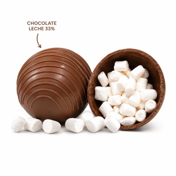 Imagen del producto Bomba de Chocolate de Leche Rellena de Marshmallows