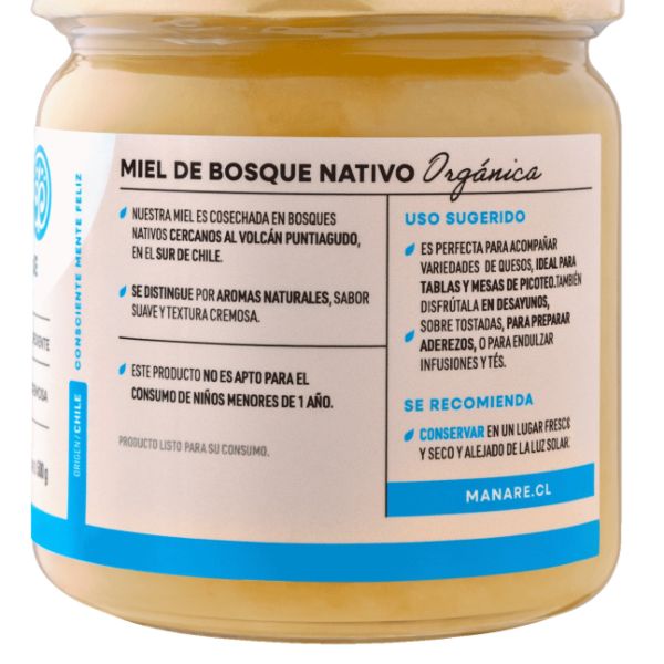 Imagen del producto Miel de Bosque Nativo Organica 3