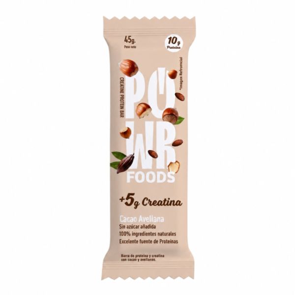 Imagen del producto Barra Proteína + Creatina Sabor Cacao Avellanas