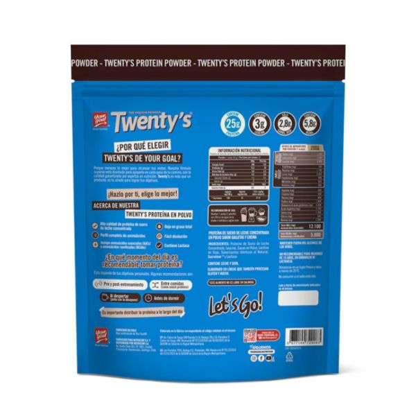 Imagen del producto Proteina Twenty's Whey Protein Cookies & Cream 2