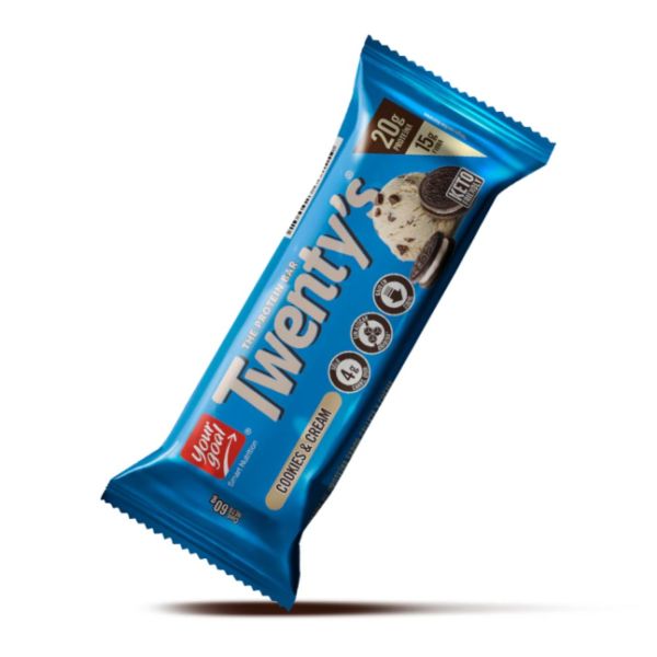 Imagen del producto Barra de Proteína Twenty's Cookies & Cream 3