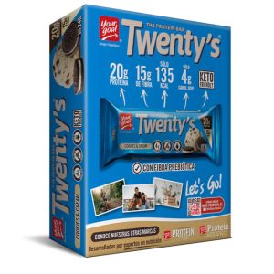 Imagen del producto Barra de Proteína Twenty's Cookies & Cream 5