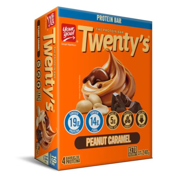 Imagen del producto Barra de Proteína Twenty's Peanut Caramel