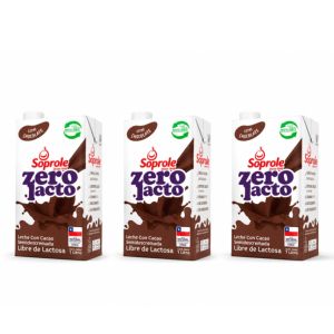 Imagen del producto Pack 3 Leches Zerolacto Chocolate 1