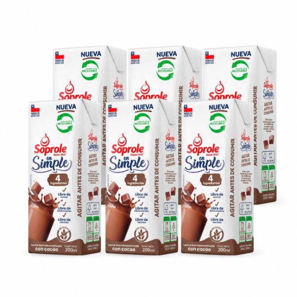 Imagen del producto Pack leche chocolate sin lactosa 4 ingredientes 1