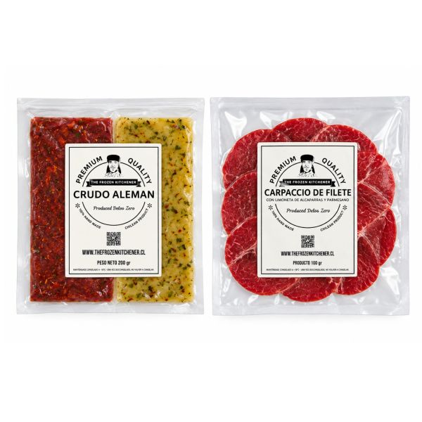 Imagen del producto Pack Crudo Alemán + Carpaccio de Filete