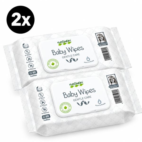Imagen del producto 2X Toallitas Húmedas  Biodegradables Algodón 1