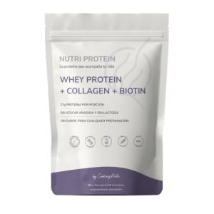 Imagen del producto Proteina Whey Protein + Colágeno + Biotina Sin Sabor 1