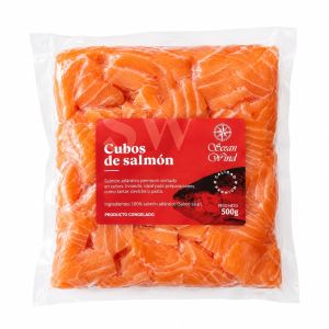 Salmon en Cubos Congelado 500 g